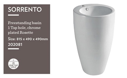 SORRENTO FREESTANDING BASIN